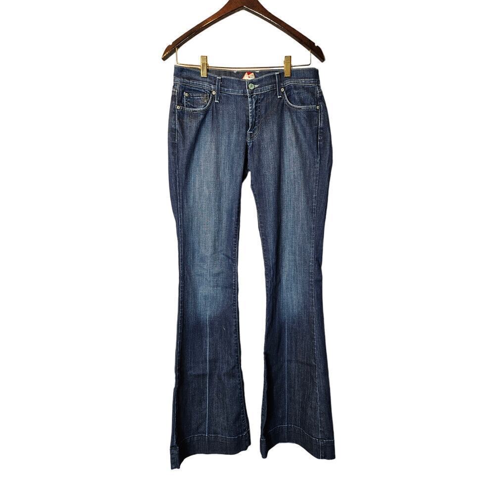 Lucky Brand Jeans Size 2 26/34 Women's Ladies Blue Sundown Flared Stretch Long